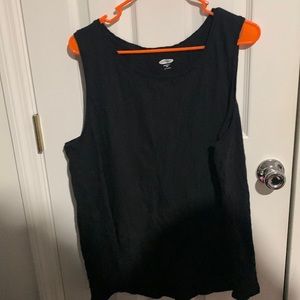 Black tank top